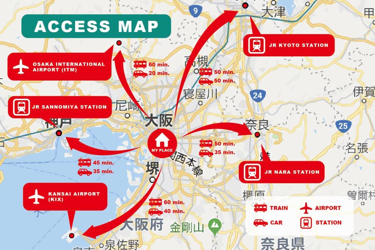 Airspace Nipponbashi Osaka Exteriör bild